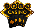 cards and casino emblem