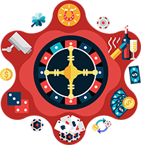 casino roulette and symbols