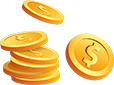 coins golden