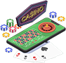 online casino rate concept
