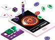 online casino software concept