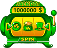 green slot with jackpot amount